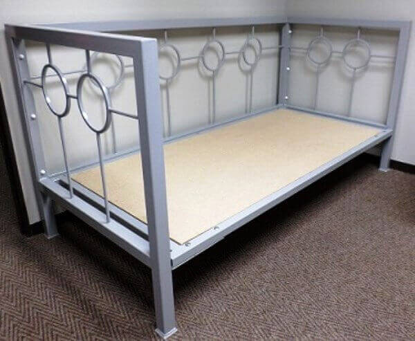 metal steel iron daybed image