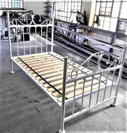 metal steel iron headboard image