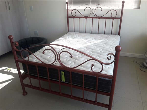 metal steel iron headboard image