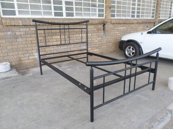 metal steel iron bed image