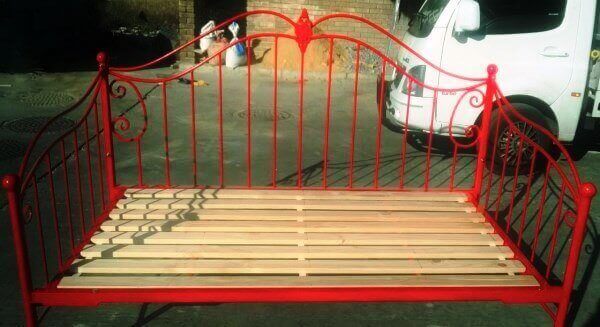 metal steel iron daybed image