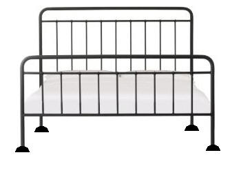 metal steel iron bed image